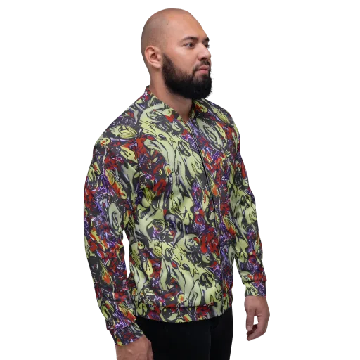 Molten Sketch on a Bomber Jacket