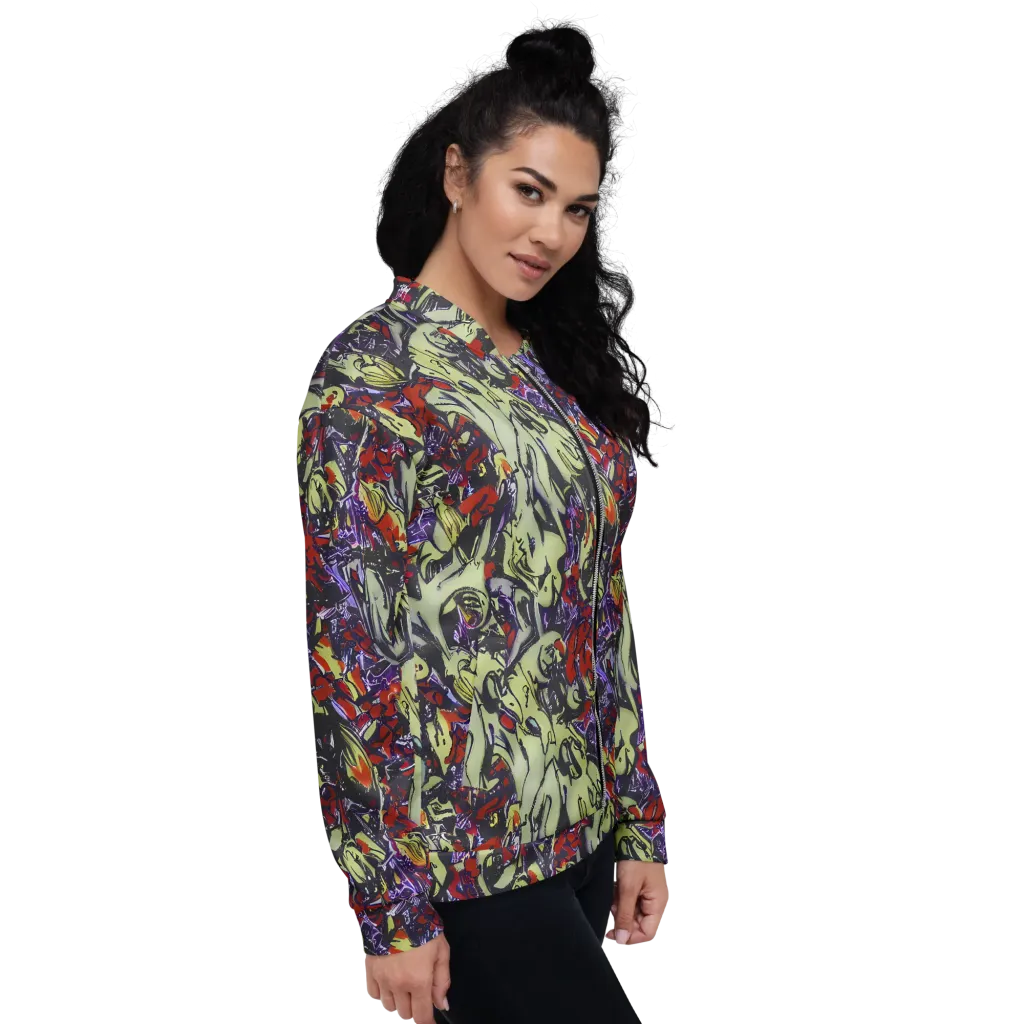 Molten Sketch on Bomber Jacket — Right