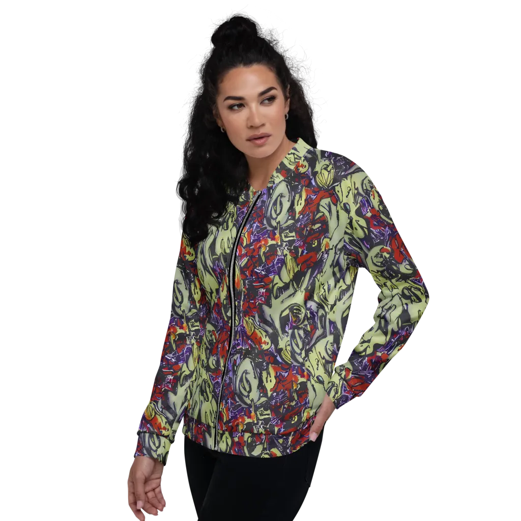 Molten Sketch on Bomber Jacket — Left