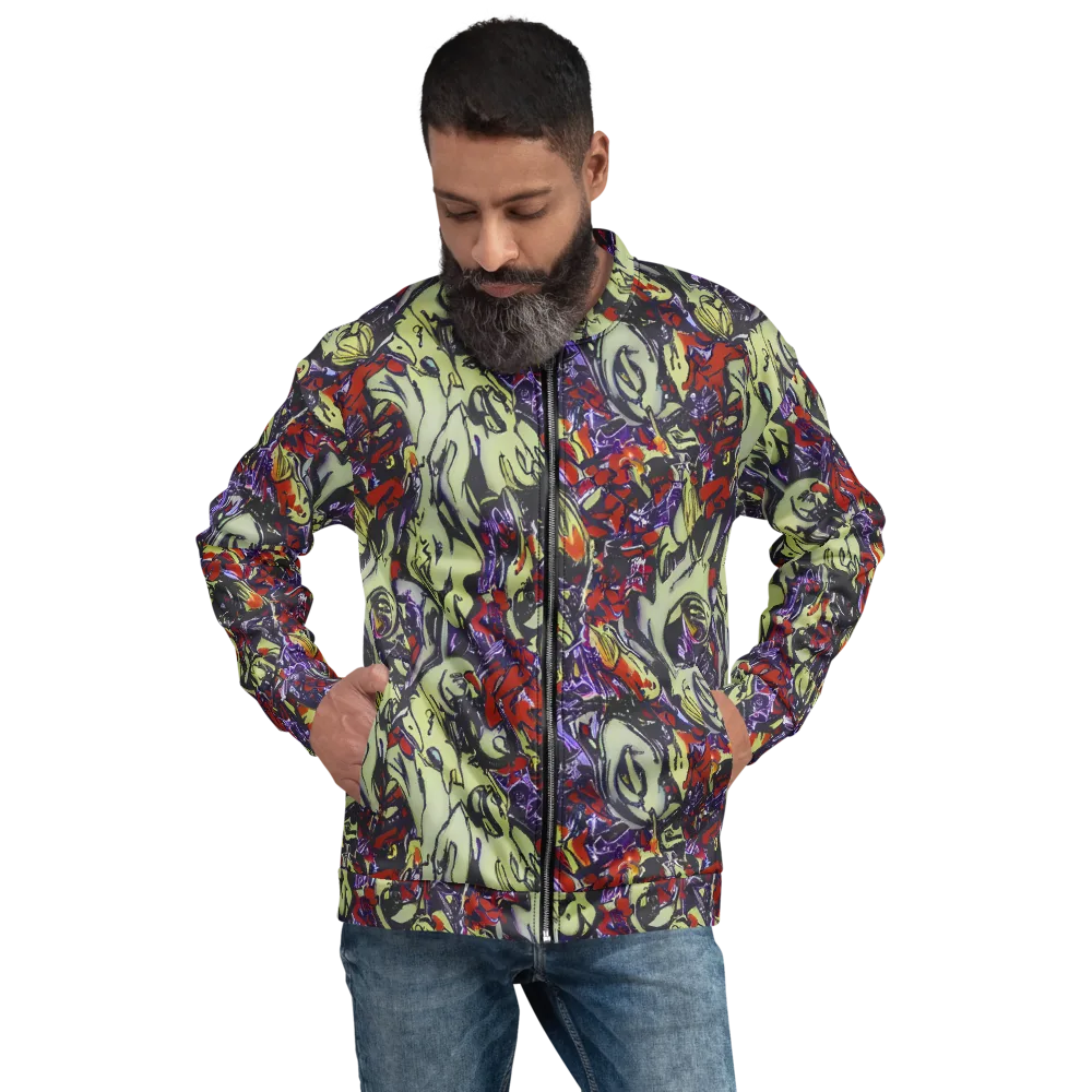 Molten Sketch on Bomber Jacket — Front