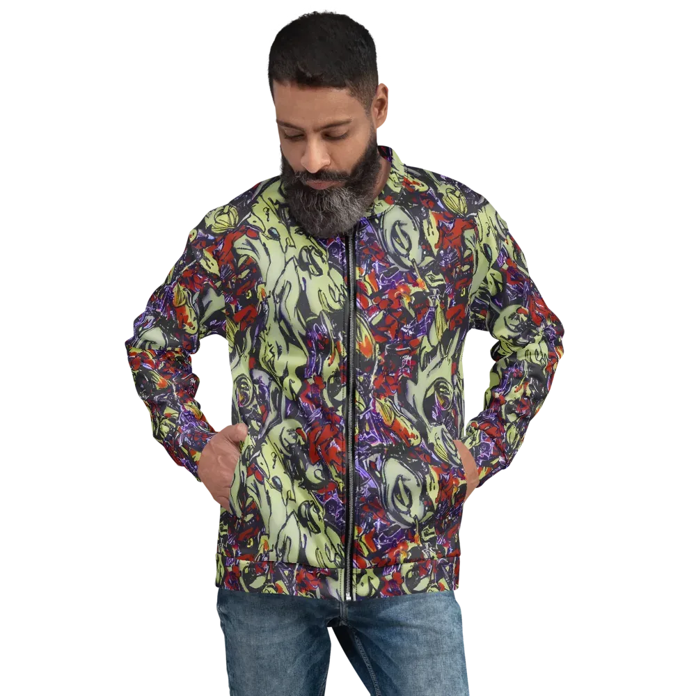Molten Sketch on Bomber Jacket — Front