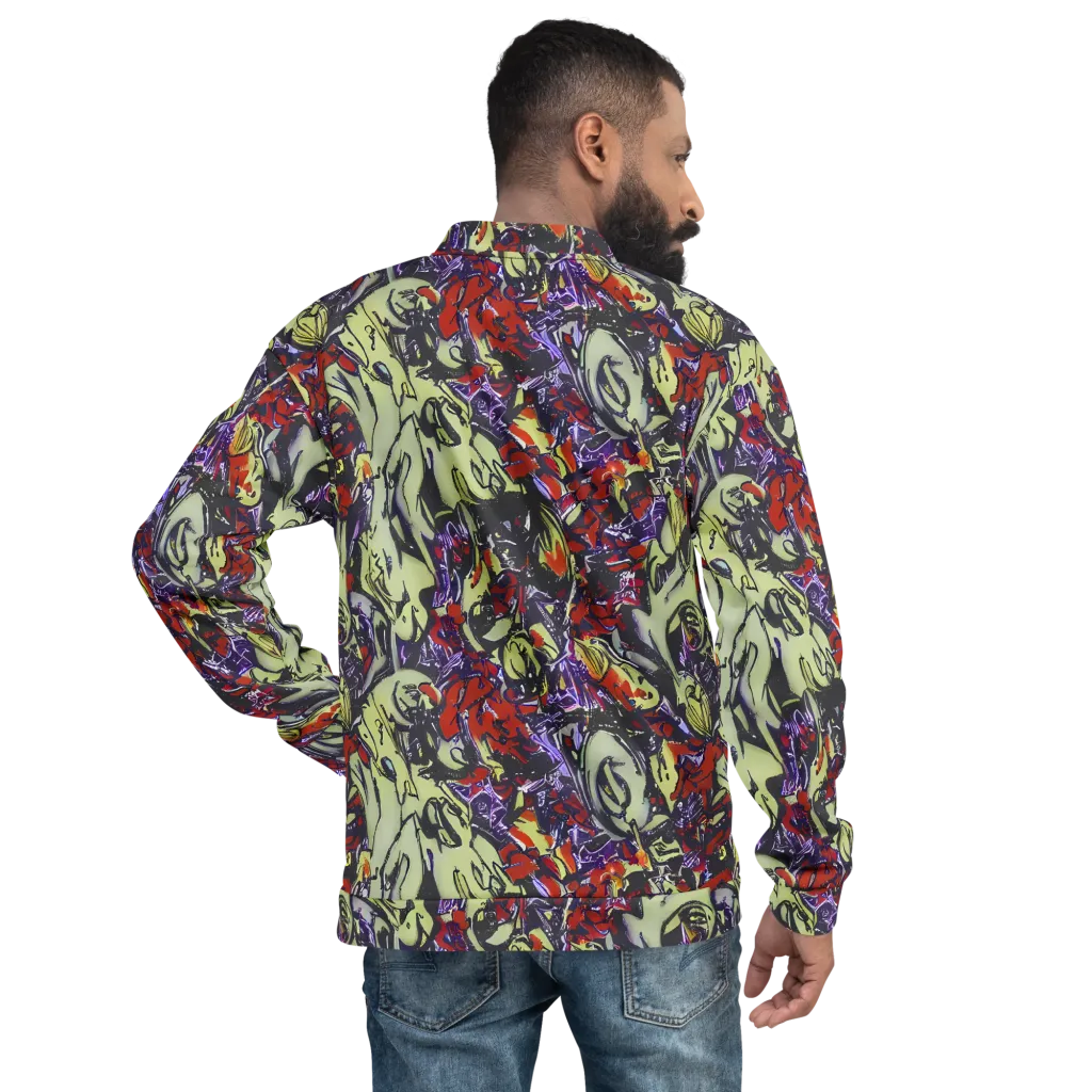 Molten Sketch on Bomber Jacket — Back