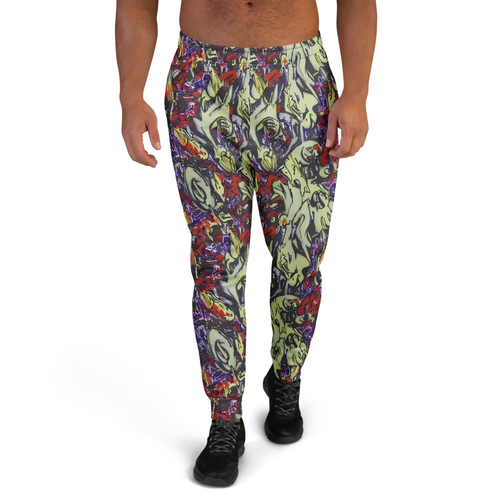 Molten Sketch on Men's Joggers — Front