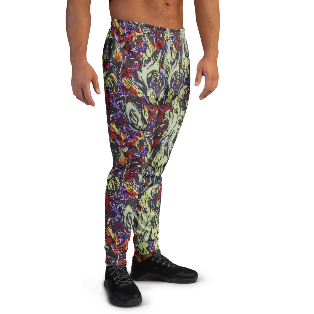 Molten Sketch on Men's Joggers — Right