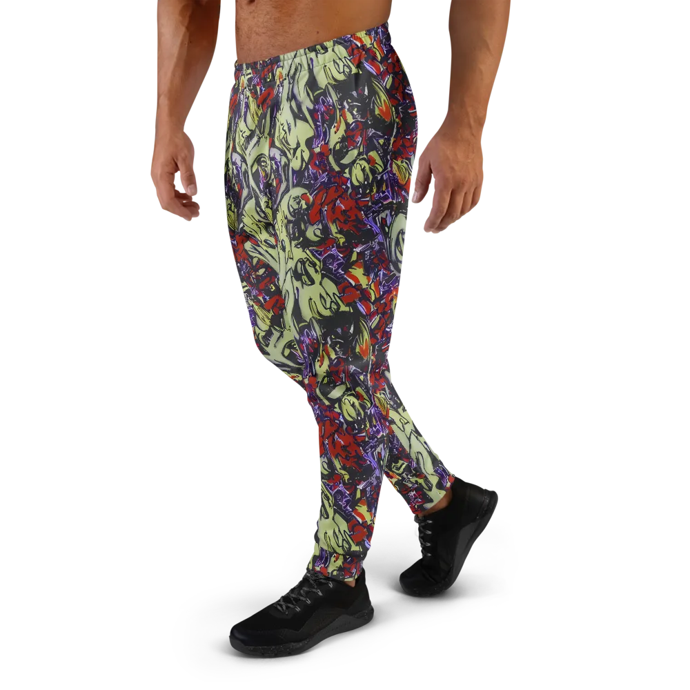 Molten Sketch on Men's Joggers — Left
