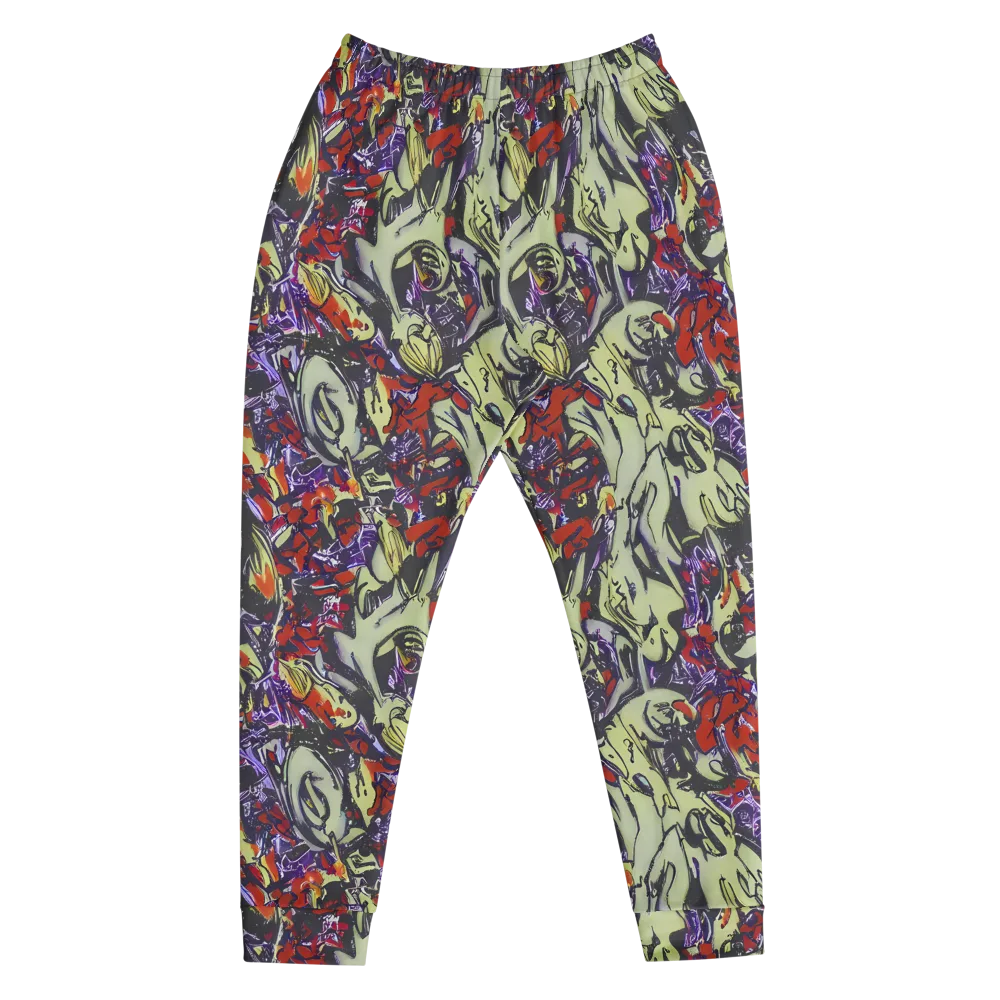 Molten Sketch on Men's Joggers — Front