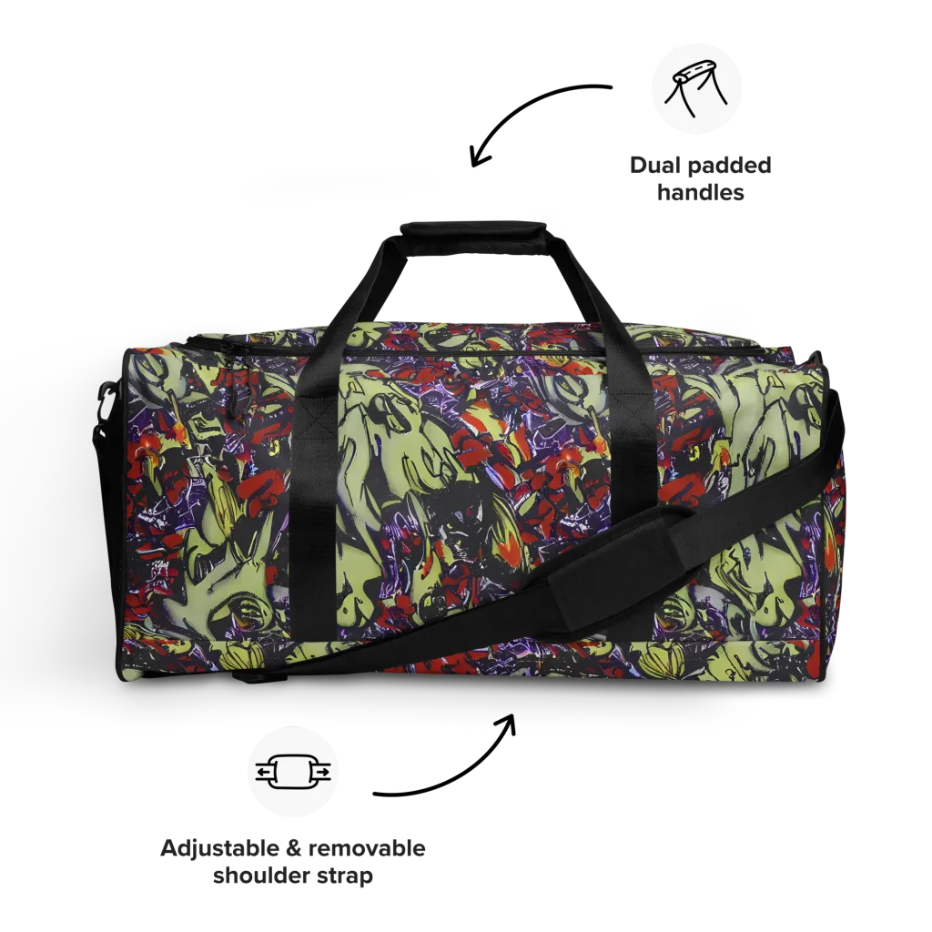 Molten Sketch on Duffle Bag — Front