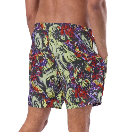 Molten Sketch on a Swim Trunks