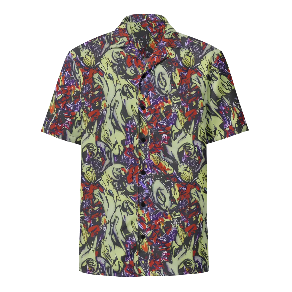 Molten Sketch on Button Shirt — Front