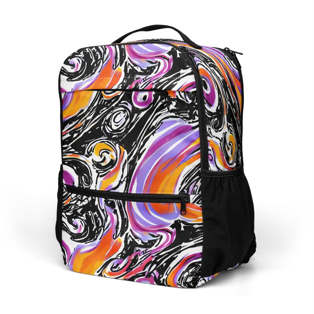 Inferno Spiral on Utility Backpack — Left Front