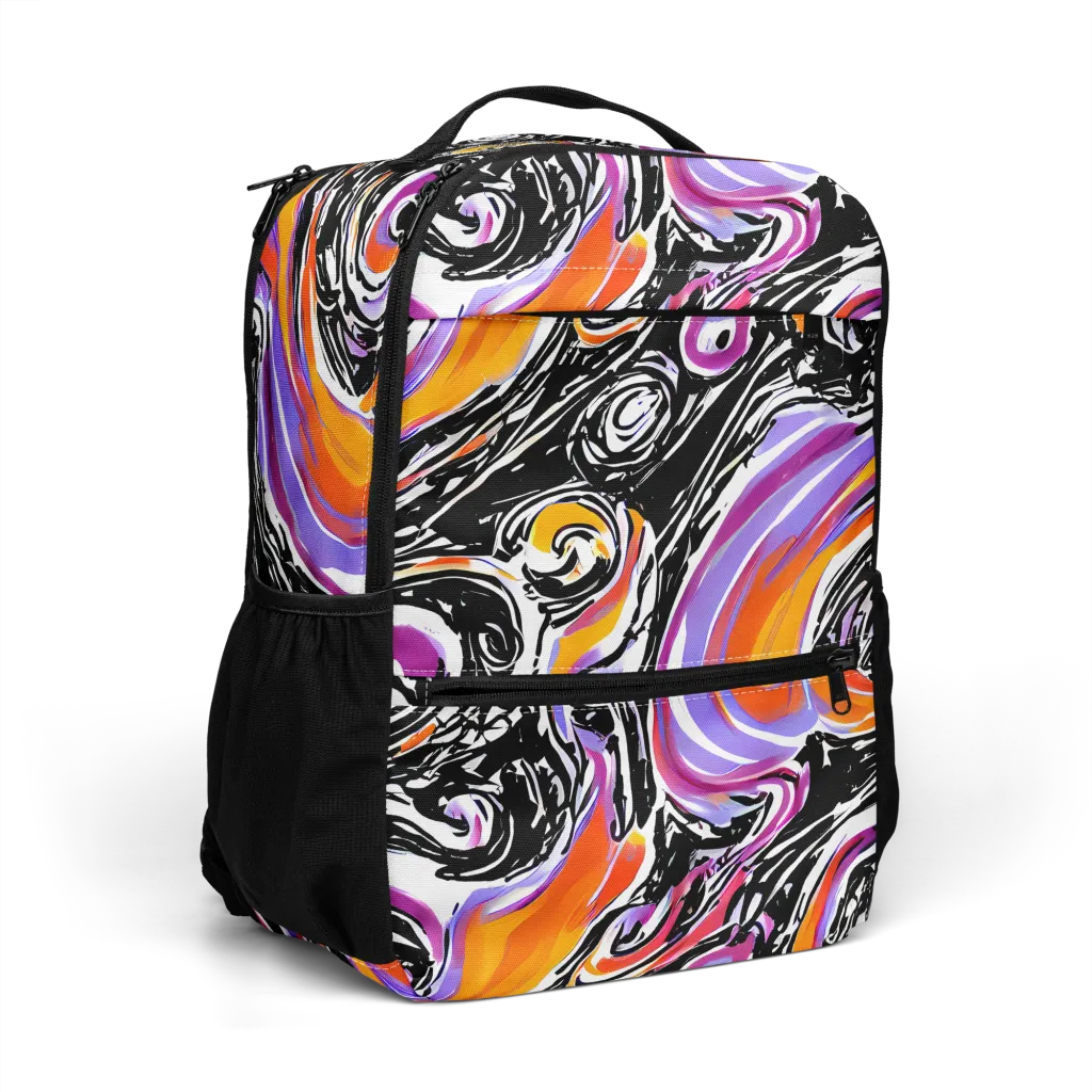 Inferno Spiral on Utility Backpack — Right Front