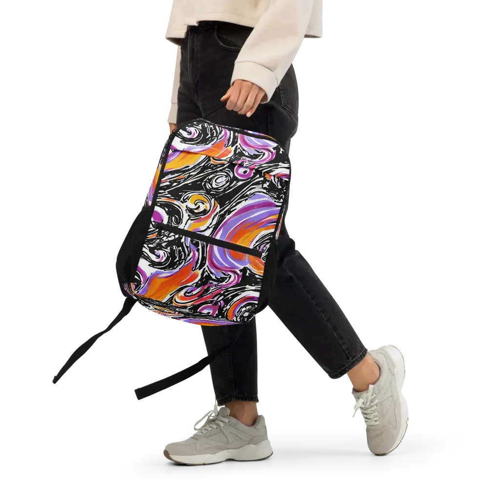 Inferno Spiral on Utility Backpack — Front