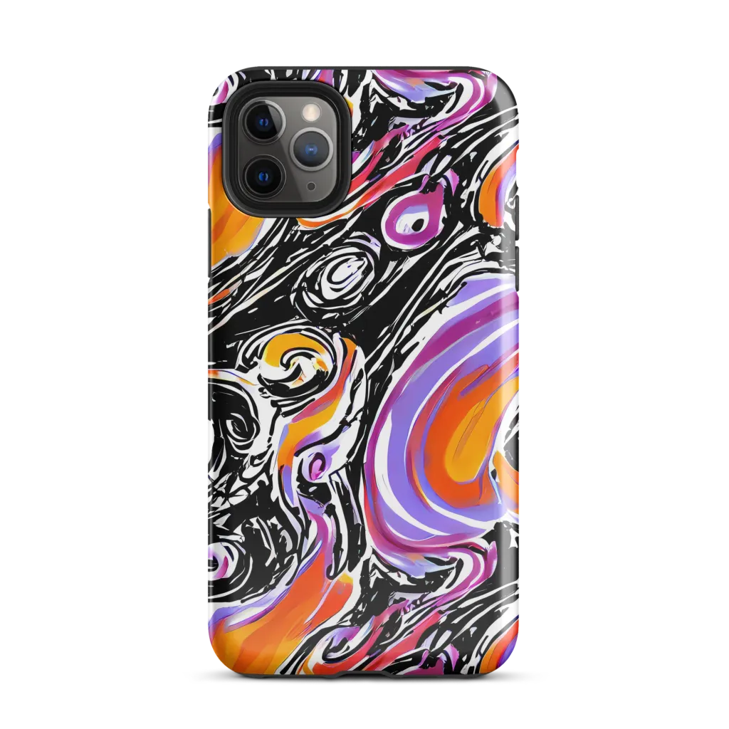 Inferno Spiral on Tough Case for iPhone® — Front
