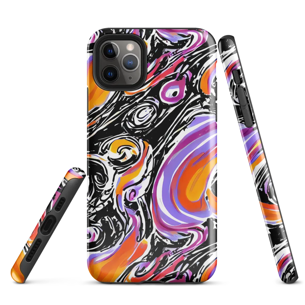 Inferno Spiral on Tough Case for iPhone® — Front