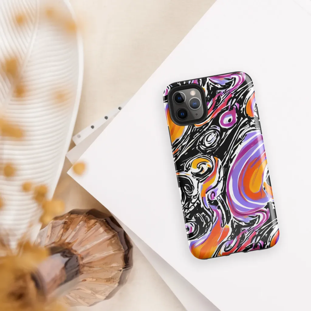 Inferno Spiral on Tough Case for iPhone® — Front