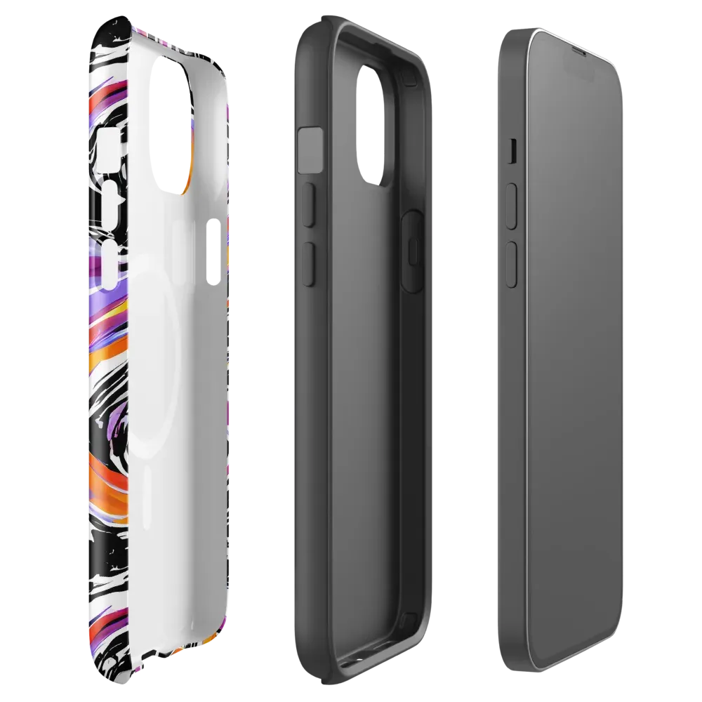 Inferno Spiral on MagSafe Tough Case for iPhone® — Front