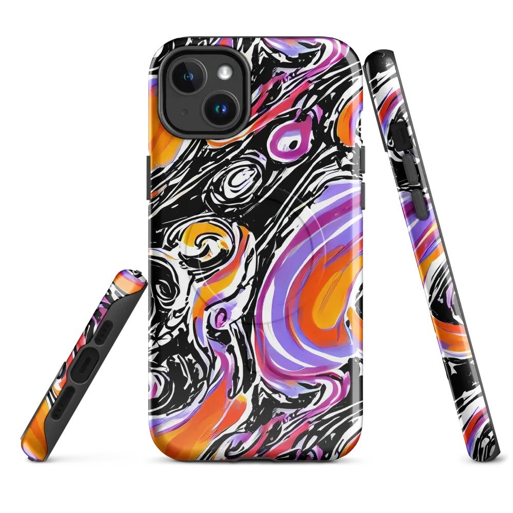 Inferno Spiral on MagSafe Tough Case for iPhone® — Front