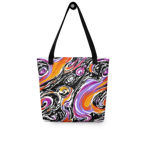 Inferno Spiral on a Tote Bag