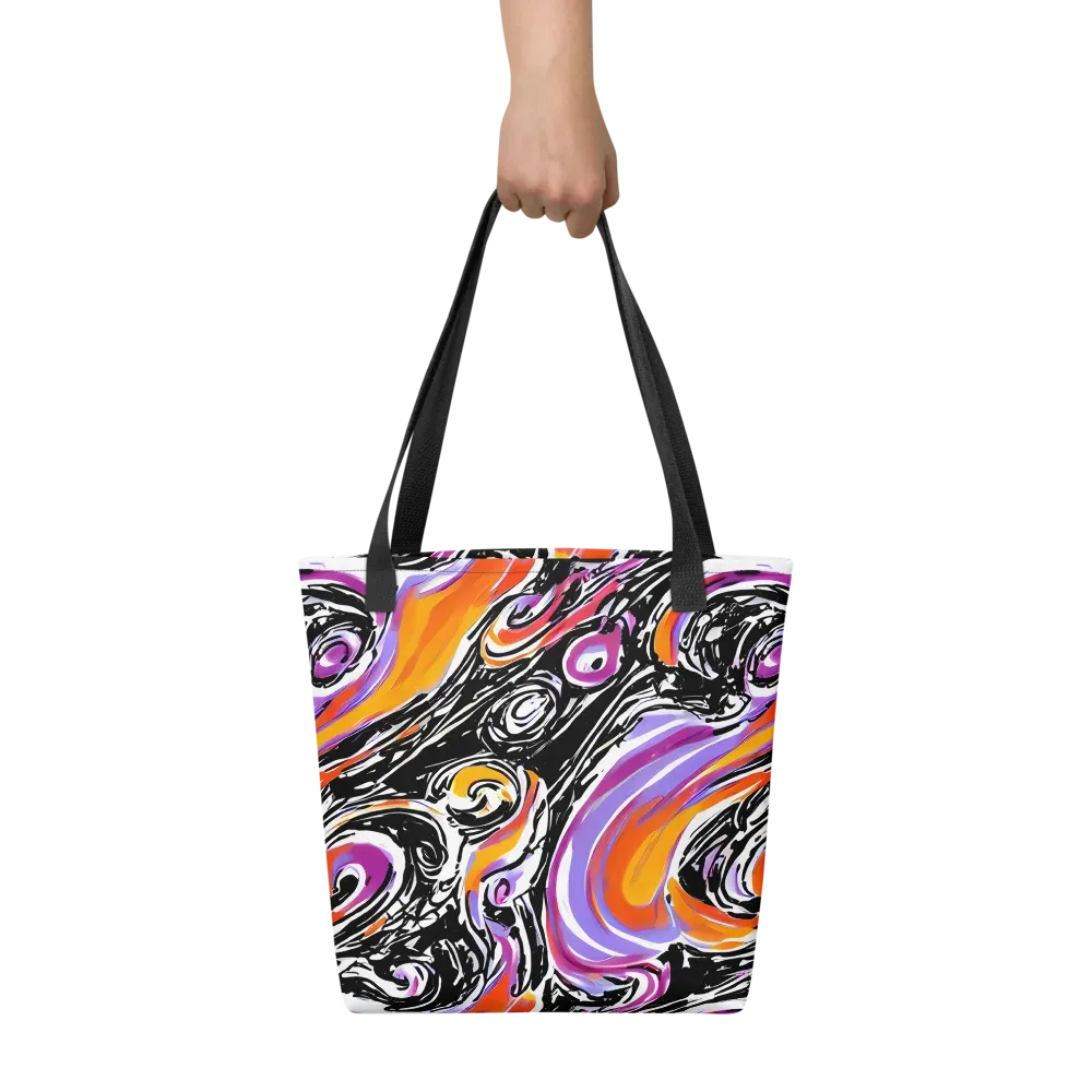 Inferno Spiral on Tote Bag — Front