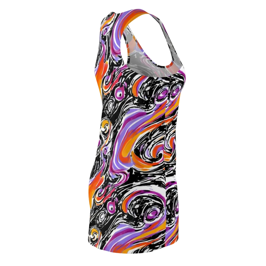 Inferno Spiral on Racerback Dress — Back Side