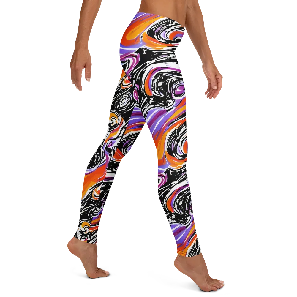 Inferno Spiral on Leggings — Right