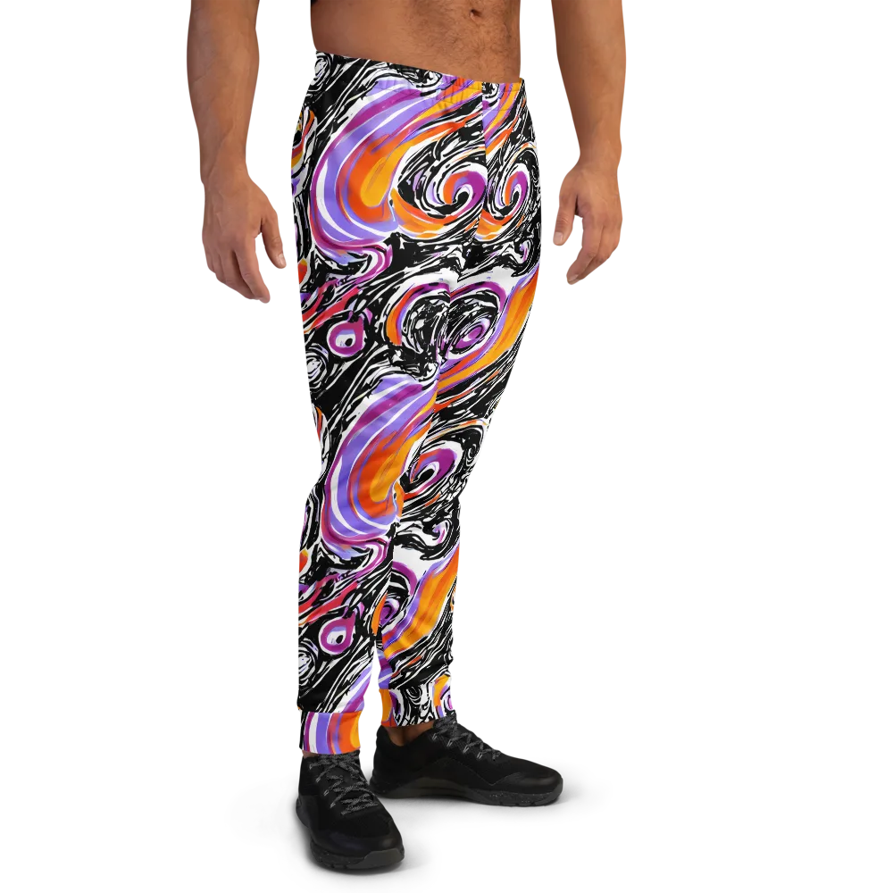 Inferno Spiral on Men's Joggers — Right
