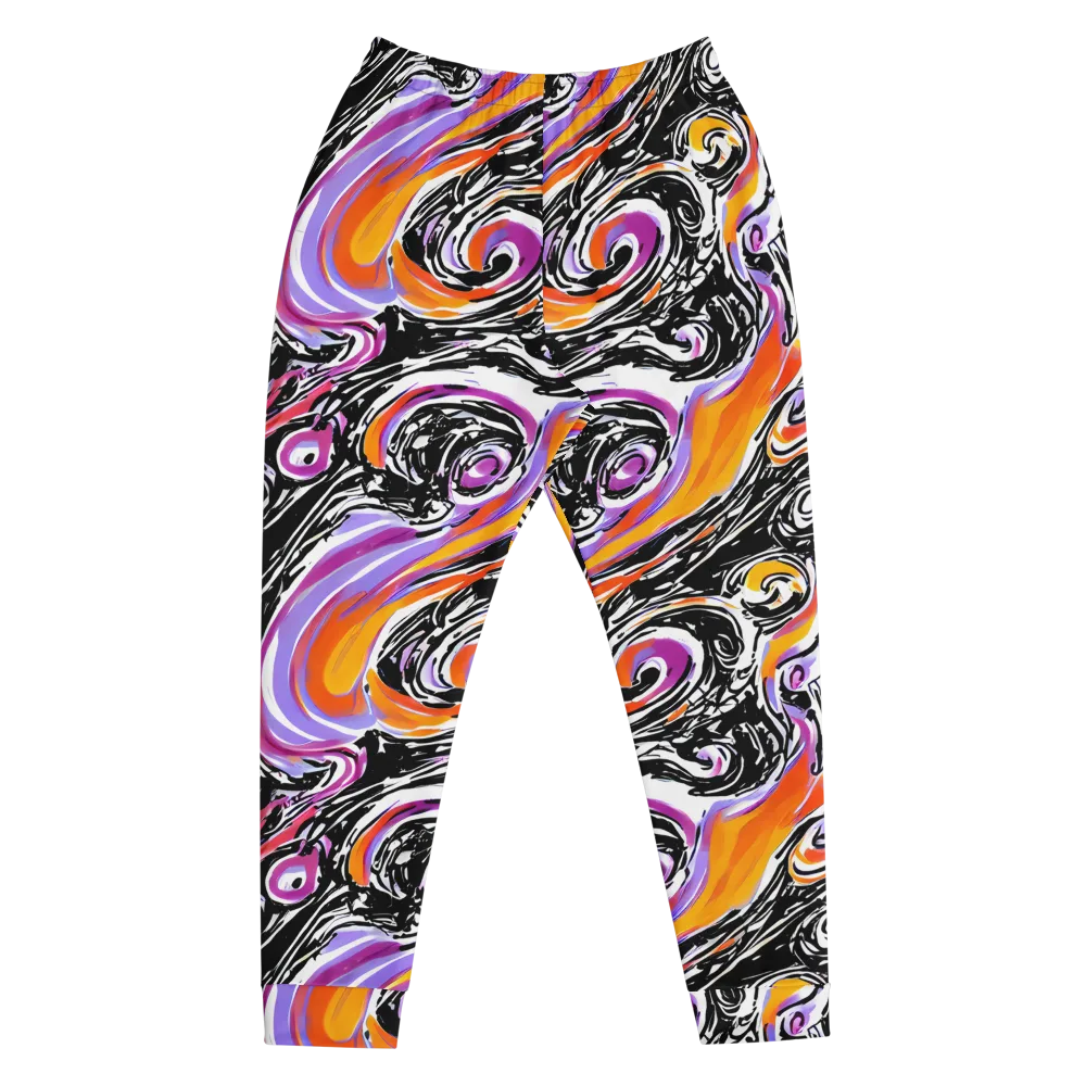 Inferno Spiral on Men's Joggers — Front