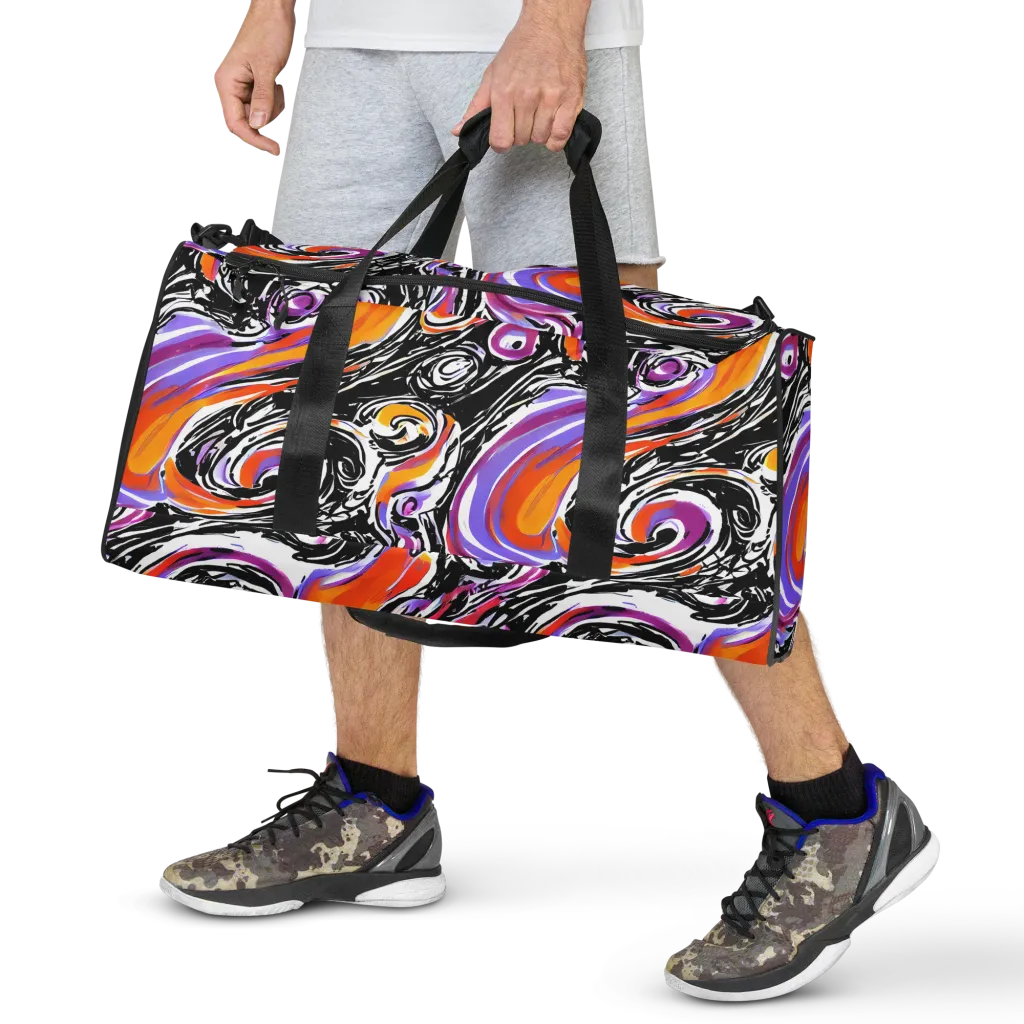 Inferno Spiral on Duffle Bag — Front