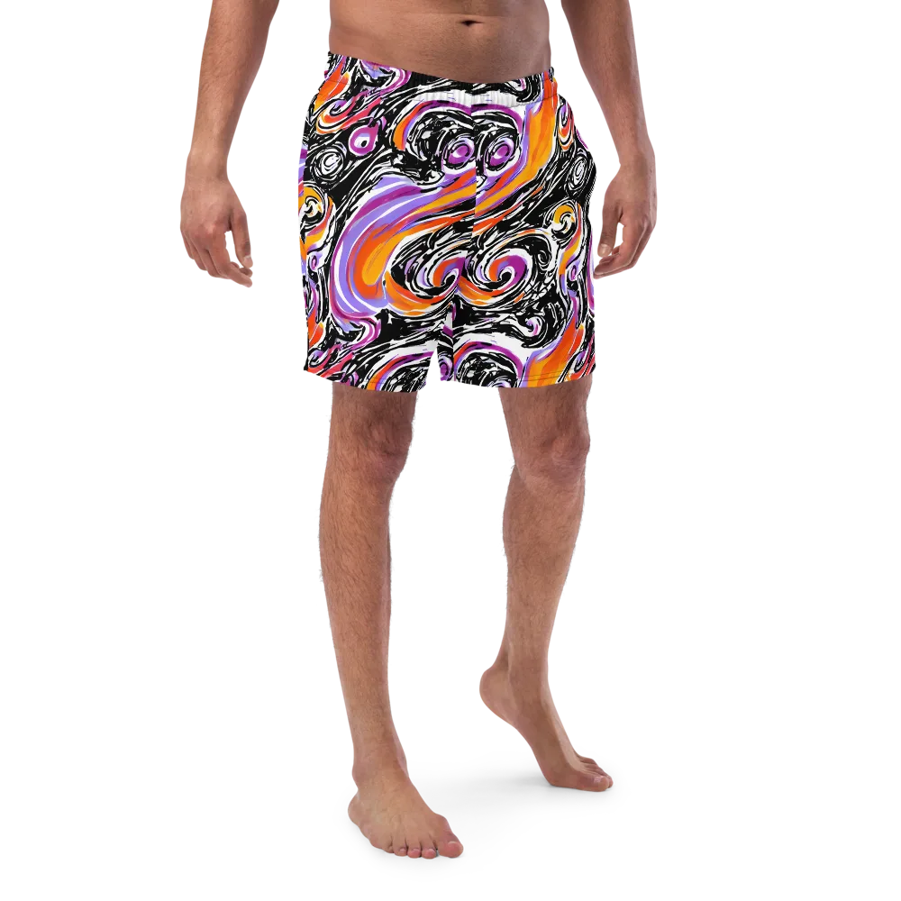 Inferno Spiral on Swim Trunks — Front