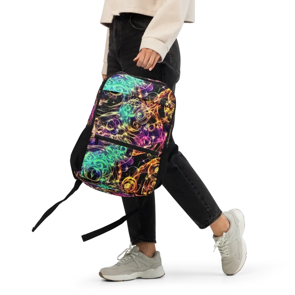 Radiant Spiral on Utility Backpack — Front