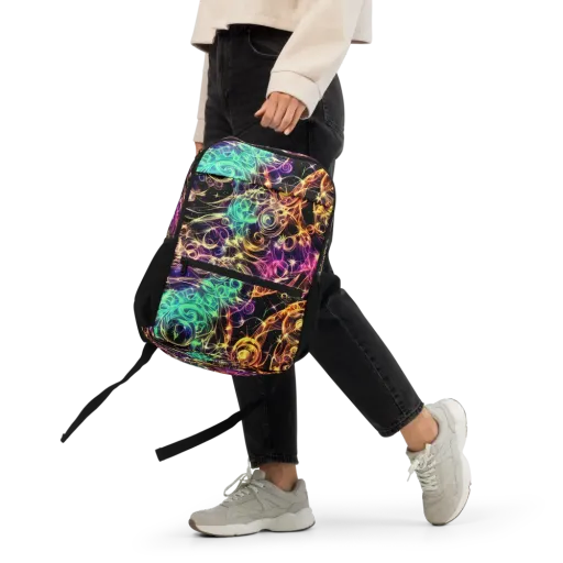 Radiant Spiral on a Utility Backpack