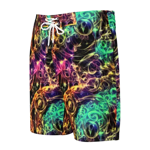 Radiant Spiral on a Men's Board Shorts