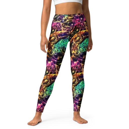 Radiant Spiral on a Yoga Leggings