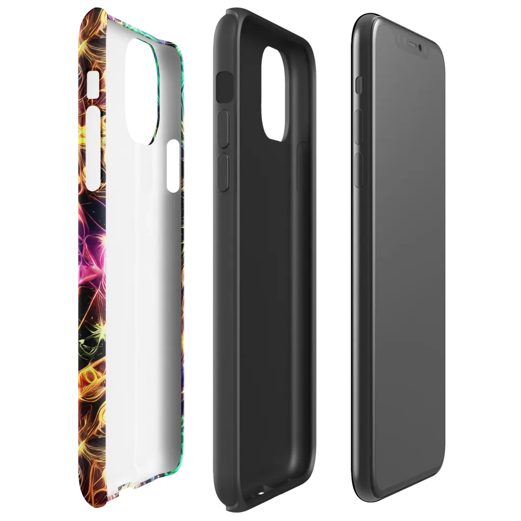 Radiant Spiral on Tough Case for iPhone® — Right
