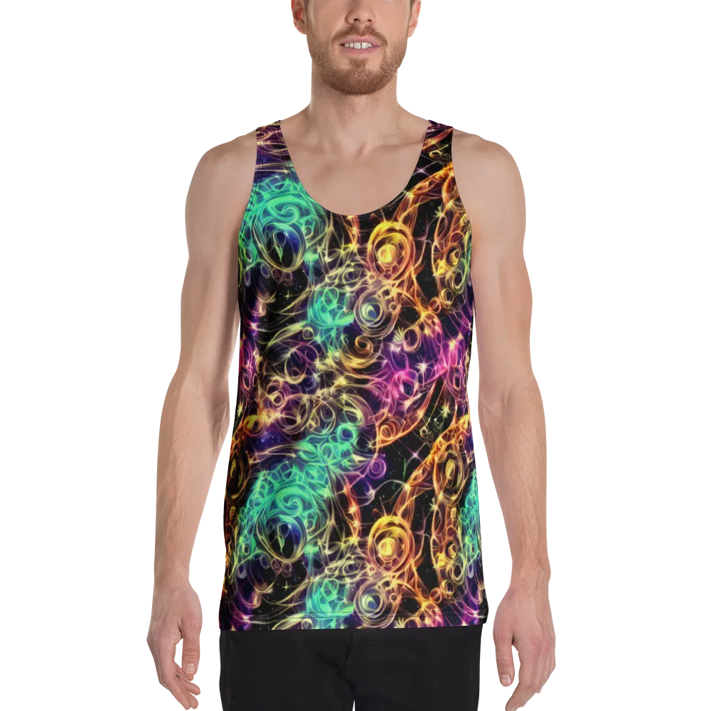 Radiant Spiral on Men's Tank Top — Front