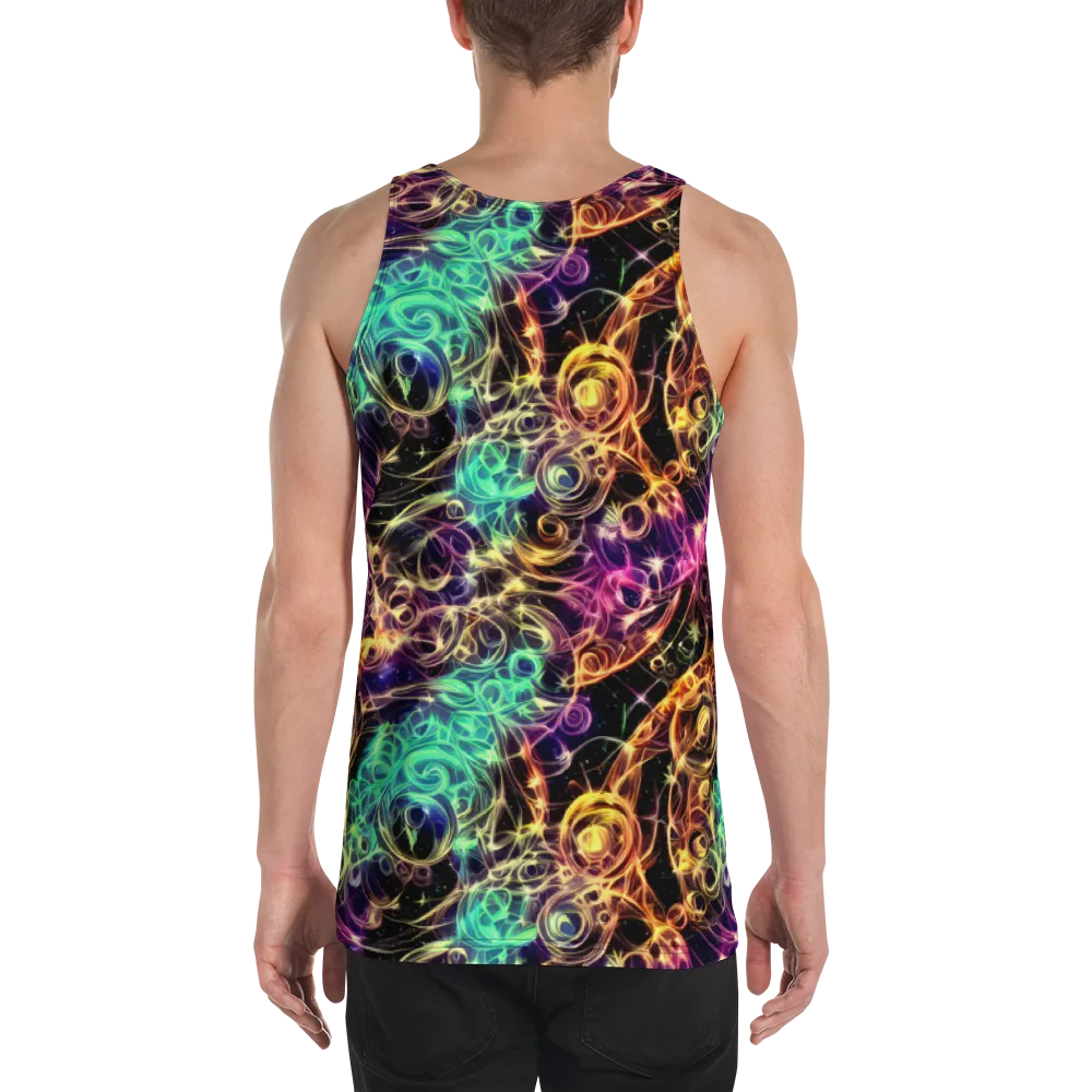 Radiant Spiral on Men's Tank Top — Back