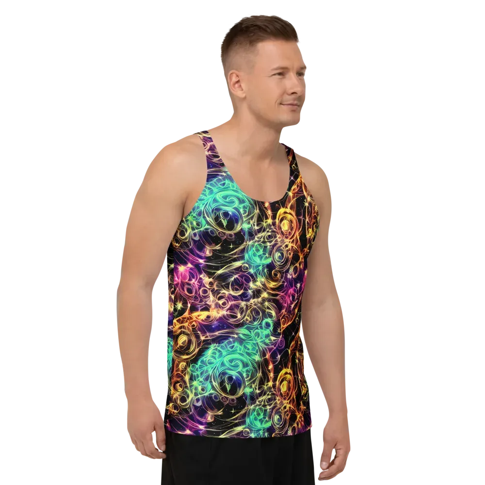 Radiant Spiral on Men's Tank Top — Right Front