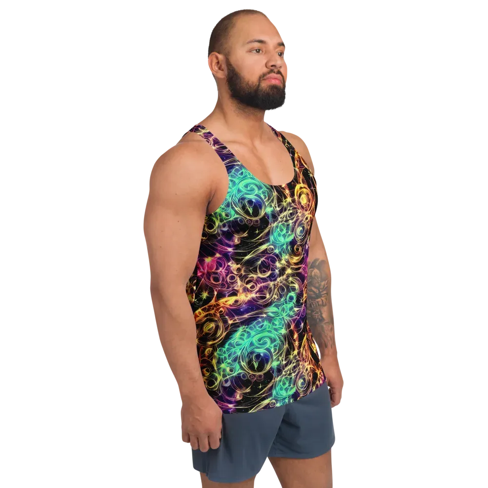 Radiant Spiral on Men's Tank Top — Right Front
