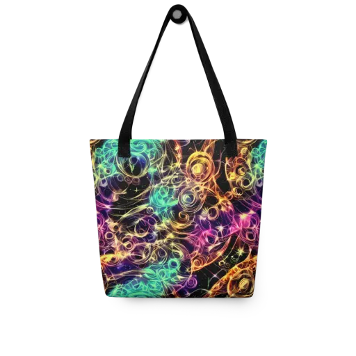 Radiant Spiral on a Tote Bag