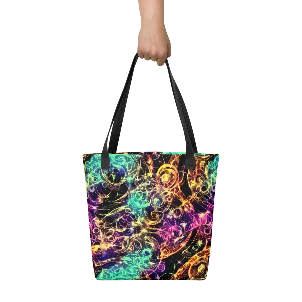 Radiant Spiral on Tote Bag — Front