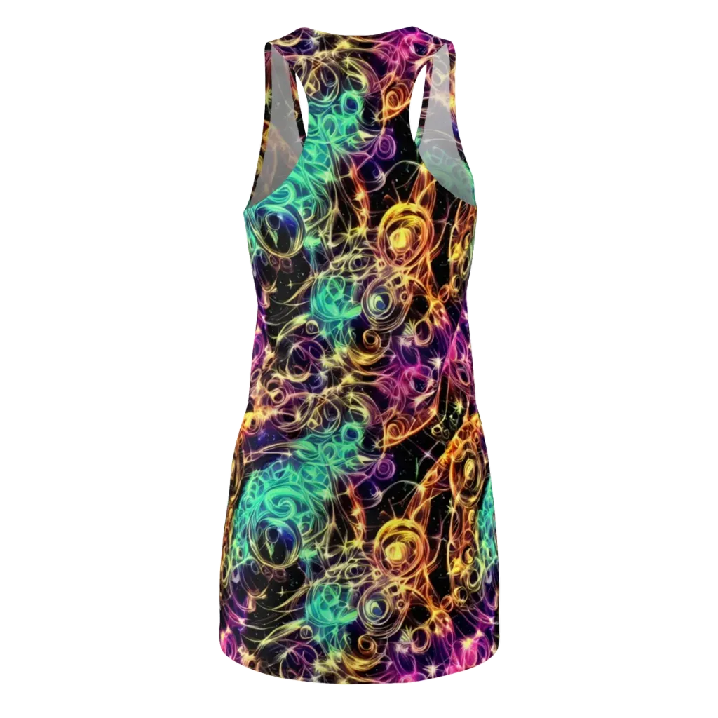 Radiant Spiral on Racerback Dress — Back