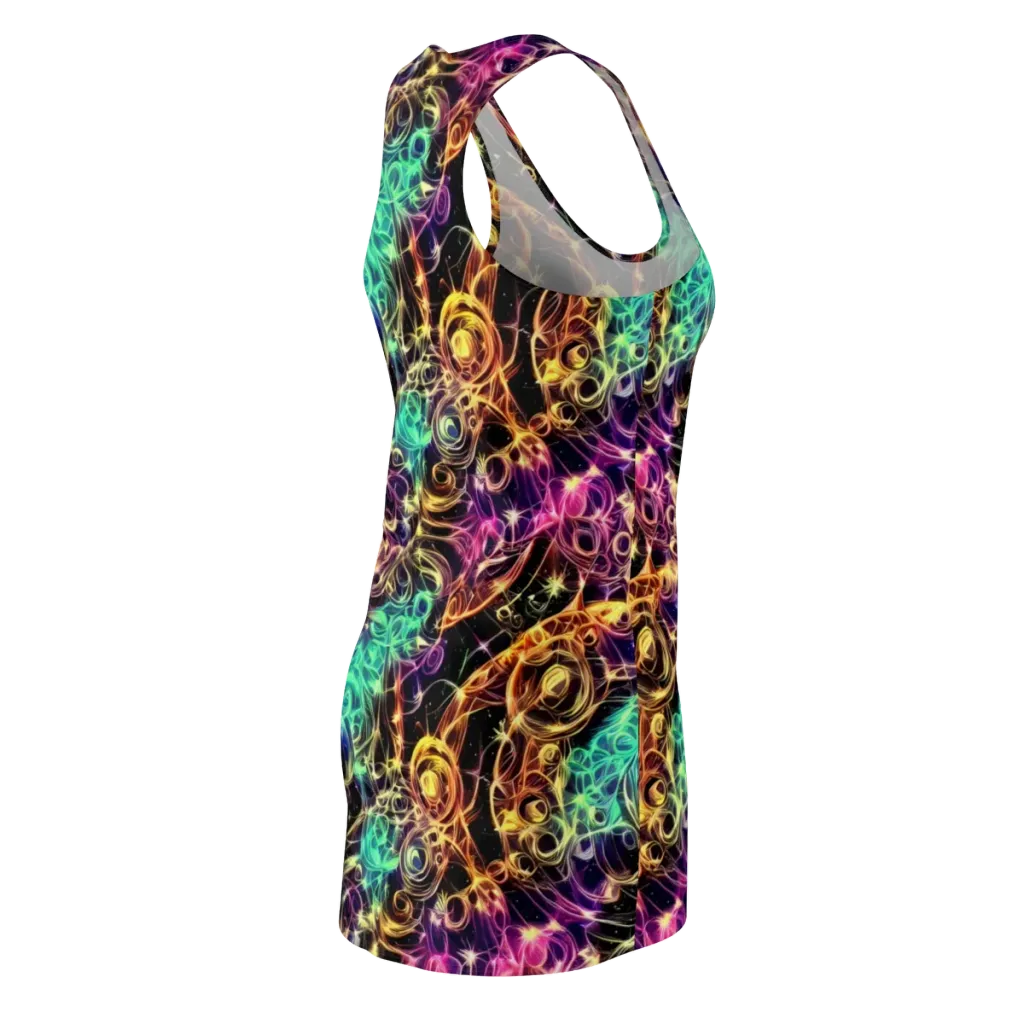 Radiant Spiral on Racerback Dress — Back Side