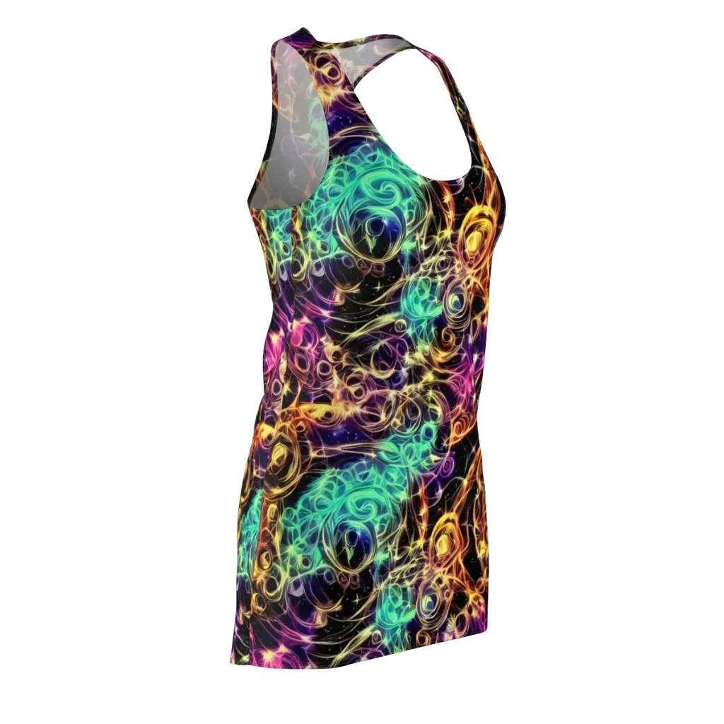 Radiant Spiral on Racerback Dress — Front Side