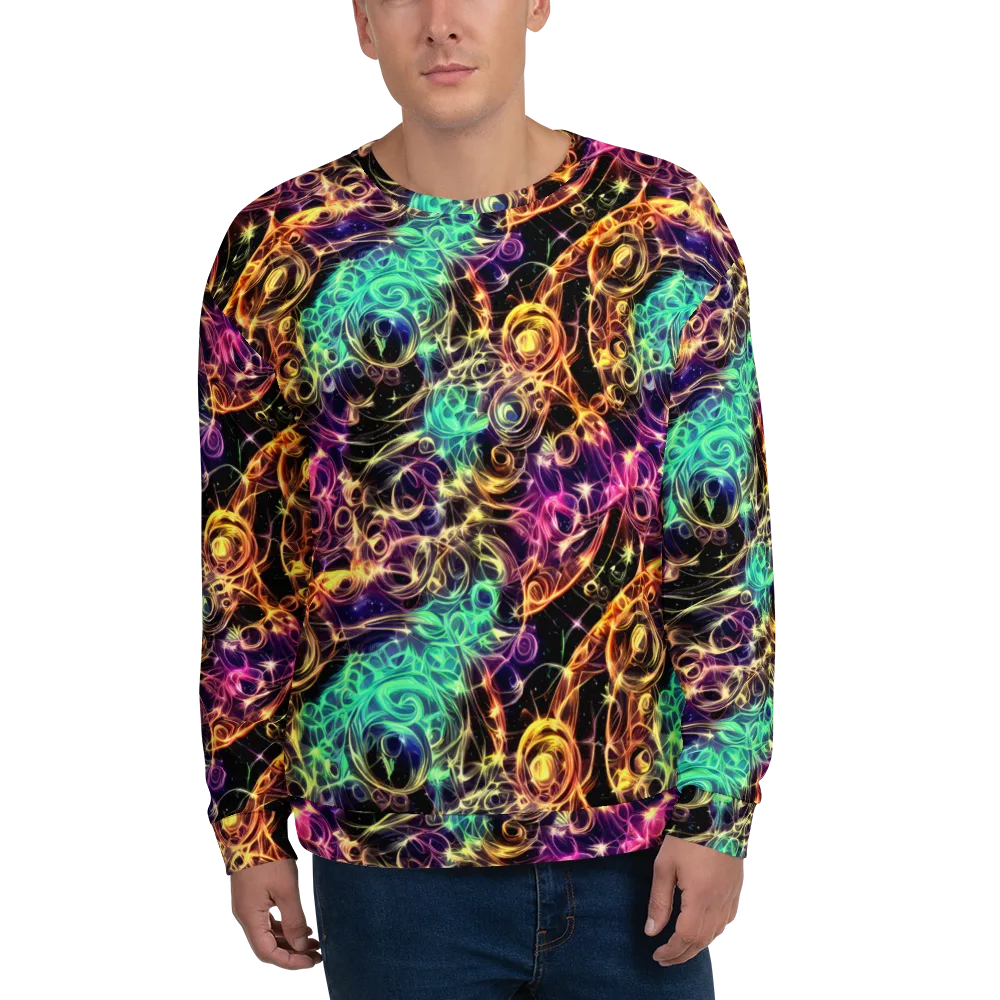 Radiant Spiral on Sweatshirt — Front