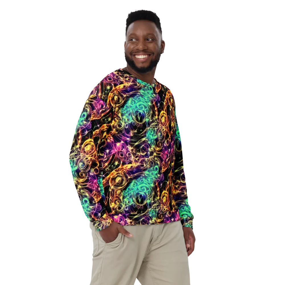 Radiant Spiral on Sweatshirt — Front