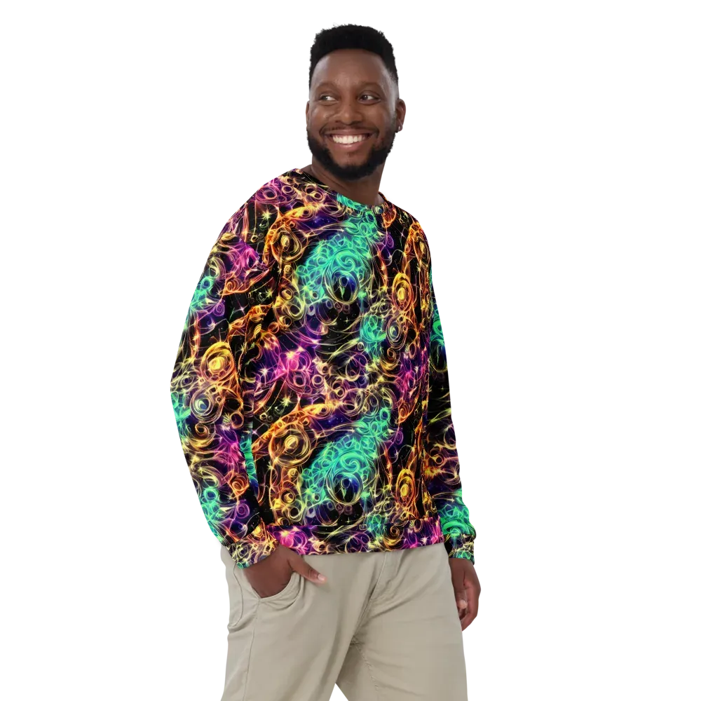 Radiant Spiral on Sweatshirt — Front
