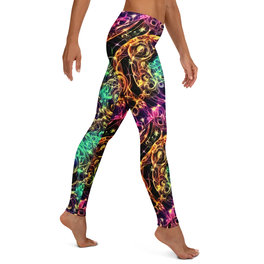 Radiant Spiral on Leggings — Right