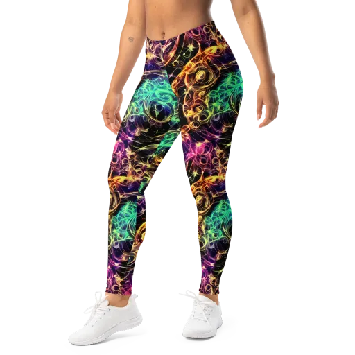 Radiant Spiral on a Leggings