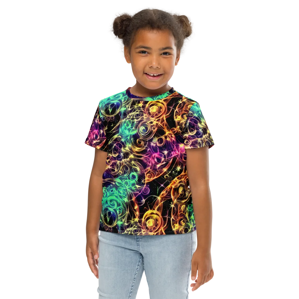 Radiant Spiral on Kids Crew Neck T-Shirt — Front