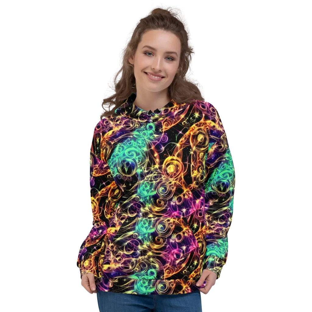 Radiant Spiral on Hoodie — Front